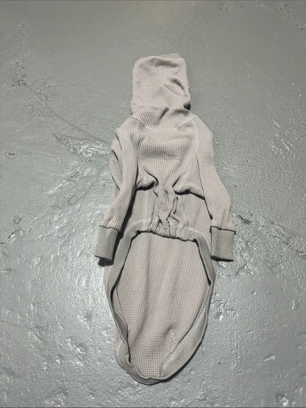 Dog sweat sweater with snood